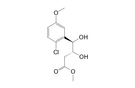(3R,4R)-4-(2-Chloro-5-methoxy-phenyl)-3,4-dihydroxy-butyric acid methyl ester