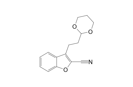 3-[2-(1,3-Dioxan-2-yl)ethyl]-1-benzofuran-2-carbonitrile