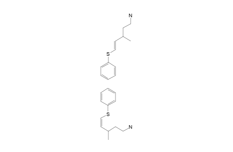 3-METHYL-5-(PHENYLTHIO)-PENT-4-EN-1-AMINE;(E/Z)-MIXTURE