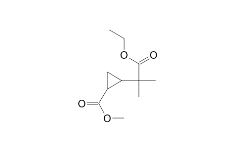 Ethyl 2-methyl-2-(2-carbomethoxycyclopropyl)propanoate