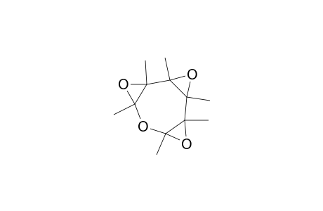 2,3:4,5:6,7-triepoxy-2,3,4,5,6,7-hexamethyloxepane