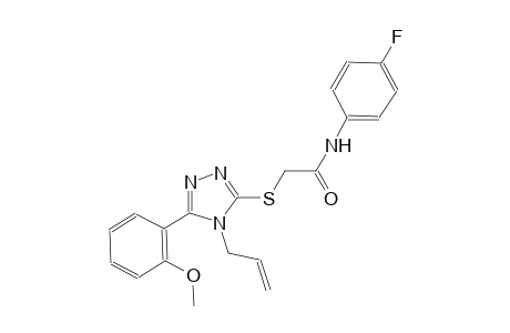 2-{[4-allyl-5-(2-methoxyphenyl)-4H-1,2,4-triazol-3-yl]sulfanyl}-N-(4-fluorophenyl)acetamide