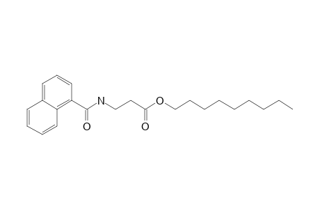 .beta.-Alanine, N-(1-naphthoyl)-, nonyl ester