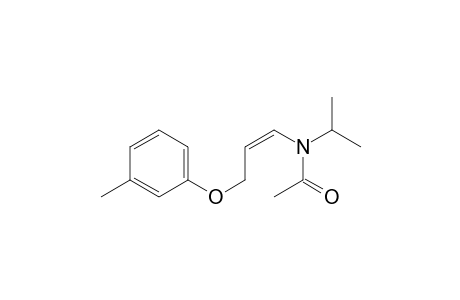 1-(3-Methylphenoxy)-3-(N-acetyl-N-isopropyl-amino)-2-propene