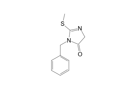 1-BENZYL-2-(METHYLTHIO)-IMIDAZOL-5-KETONE