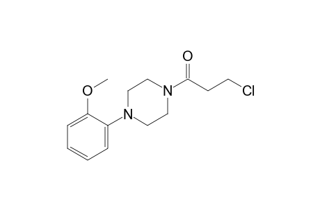 1-(3-chloropropionyl)-4-(o-methoxyphenyl)piperazine