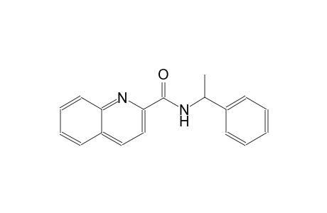 2-quinolinecarboxamide, N-(1-phenylethyl)-