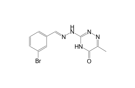benzaldehyde, 3-bromo-, (4,5-dihydro-6-methyl-5-oxo-1,2,4-triazin-3-yl)hydrazone