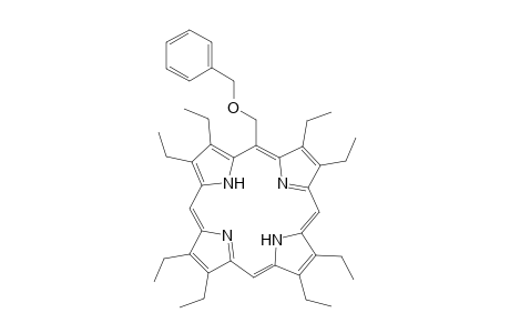 21H,23H-Porphine, 2,3,7,8,12,13,17,18-octaethyl-5-[(phenylmethoxy)methyl]-