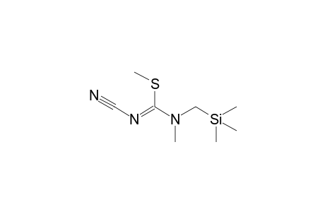 N-Cyano-N'-methyl-N'-trimethylsilylmethyl-S-methylisothiourea