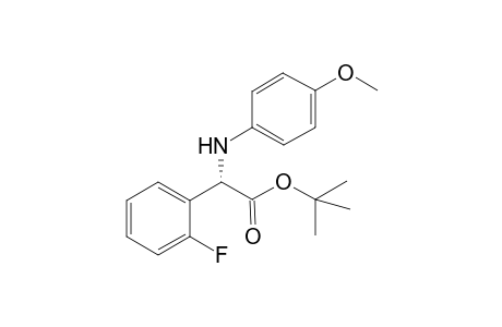 (S)-tert-Butyl-2-(2-fluorophenyl)-2-((4-methoxyphenyl)amino)acetate