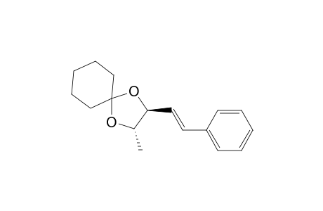 (3S,4S,1E)-3,4-(cyclohexylidenedioxy)-1-phenyl-1-pentene