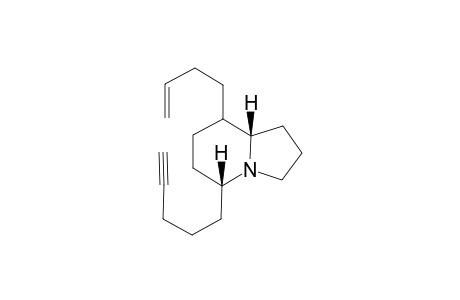 8-(3'-Butenyl)-5-(4"-pentynyl)-indolizidine