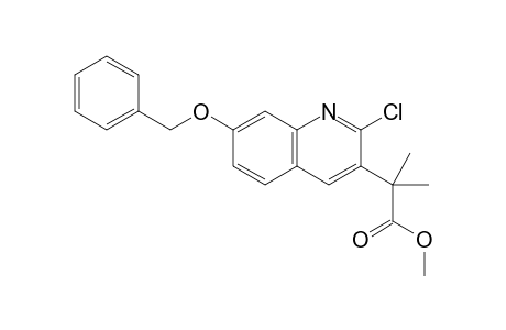 Methyl 2-[7-(benzyloxy)-2-chloroquinolin-3-yl]-2-methylpropanoate