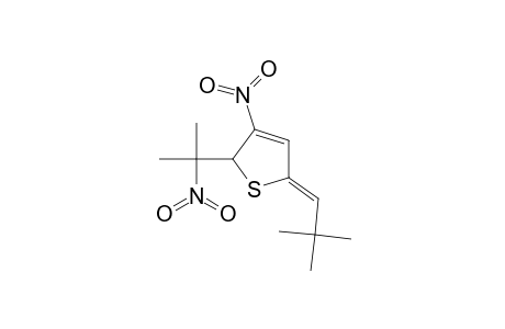 Thiophene, 5-(2,2-dimethylpropylidene)-2,5-dihydro-2-(1-methyl-1-nitroethyl)-3-n itro-, (Z)-