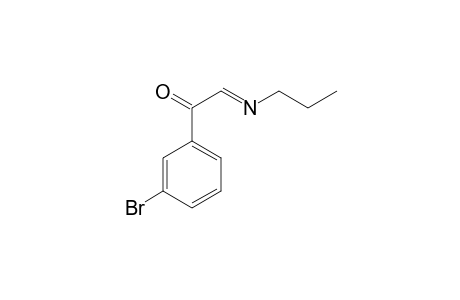 2-(3-Bromophenyl)-N-propyl-2-oxo-ethanimine