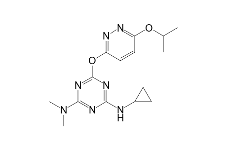 1,3,5-Triazine-2,4-diamine, N(2)-cyclopropyl-N(4),N(4)-dimethyl-6-[[6-(1-methylethoxy)-3-pyridazinyl]oxy]-