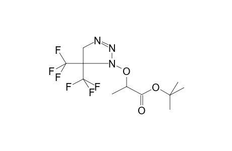 1-(1-TERT-BUTOXYCARBONYLETHOXY)-5,5-BIS(TRIFLUOROMETHYL)-DELTA2-TRIAZOLINE-1,2,3