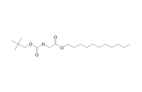 Glycine, N-neopentyloxycarbonyl-, undecyl ester