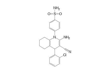 4-[2-Amino-3-cyano-4-(2-chlorophenyl)-5,6,7,8-tetrahydroquinolin-1(4H)-yl]benzenesulfonamide
