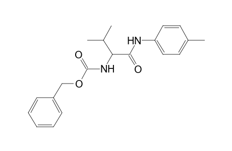 Benzyl 2-methyl-1-(4-toluidinocarbonyl)propylcarbamate