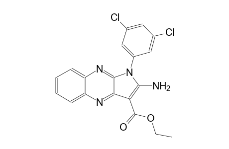 1H-pyrrolo[2,3-b]quinoxaline-3-carboxylic acid, 2-amino-1-(3,5-dichlorophenyl)-, ethyl ester