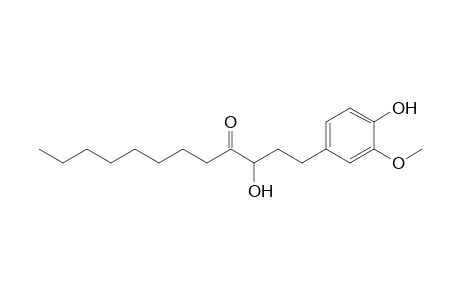 3-Hydroxy-1-(4-hydroxy-3-methoxyphenyl)dodecan-4-one