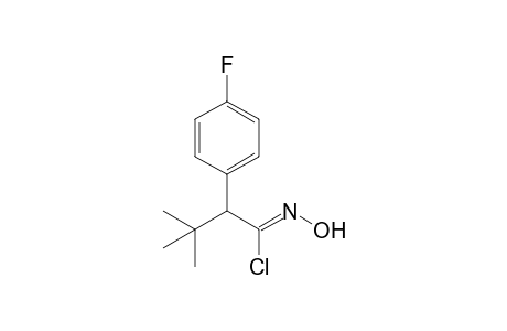 3,3-Dimethyl-2-(4-fluorophenyl)butanohydroximoyl chloride
