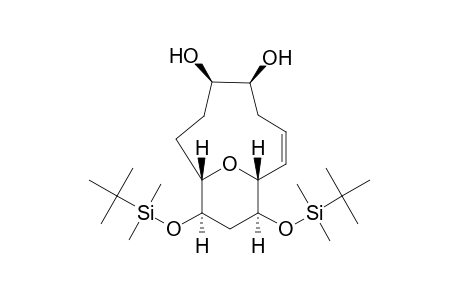 (1S*,4R*,5S*,7Z,9R*,10S*,12R*)-10,12-Bis[(tert-butyldimethylsiloxy)-13-oxabicyclo[7.3.1]tridec-7-ene-4,5-diol
