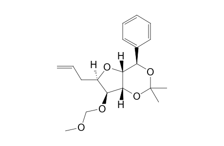 (4R,4aR,6R,7S,7aS)-6-allyl-7-(methoxymethoxy)-2,2-dimethyl-4-phenyl-4a,6,7,7a-tetrahydro-4H-furo[3,2-d][1,3]dioxin