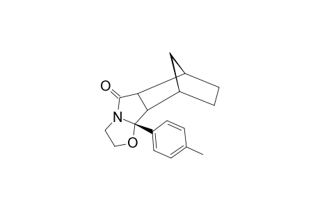 6,9-METHANO-9B-PARA-TOLYL-2,3,5A,6,7,8,9,9A-OCTAHYDROOXAZOLO-[2.3-A]-ISOINDOL-5-ONE