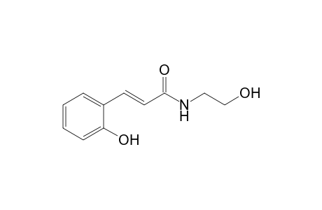 (E)-N-(2-hydroxyethyl)-3-(2-hydroxyphenyl)-2-propenamide