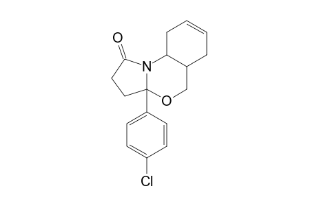 TRANS-3A-(4-CHLOROPHENYL)-1,2,3,3A,5,5A,6,9-OCTAHYDROPYRROLO-[1,2-A]-[3,1]-BENZOXAZIN-1-ONE
