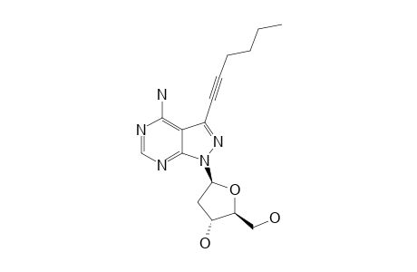 7-(HEX-1-YNYL)-8-AZA-7-DEAZAADENINE-2'-DEOXYRIBOSIDE