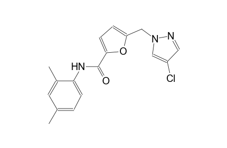 5-[(4-chloro-1H-pyrazol-1-yl)methyl]-N-(2,4-dimethylphenyl)-2-furamide