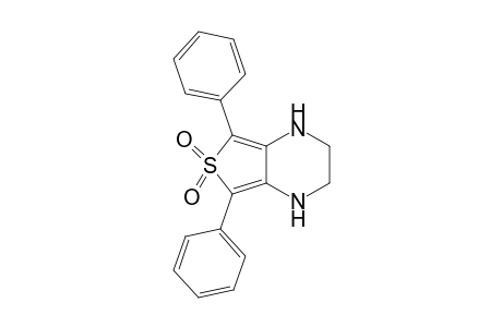 5,7-diphenyl-1,2,3,4-tetrahydrothieno[3,4-b]pyrazine, 6,6-dioxide
