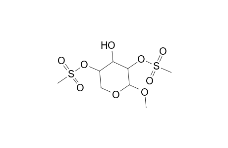 .alpha.-D-Xylopyranoside, methyl, 2,4-dimethanesulfonate