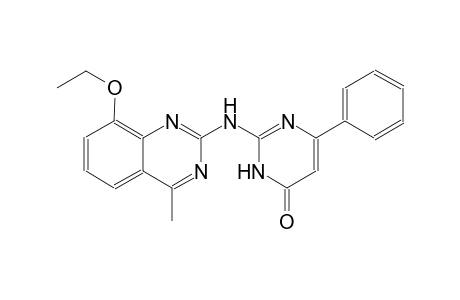 4(3H)-pyrimidinone, 2-[(8-ethoxy-4-methyl-2-quinazolinyl)amino]-6-phenyl-