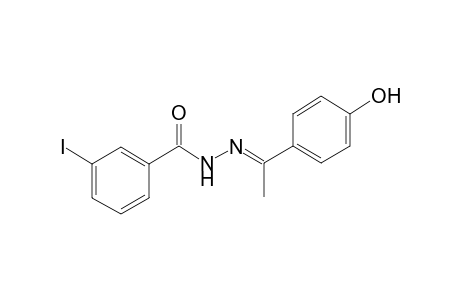 N'-[(E)-1-(4-Hydroxyphenyl)ethylidene]-3-iodobenzohydrazide