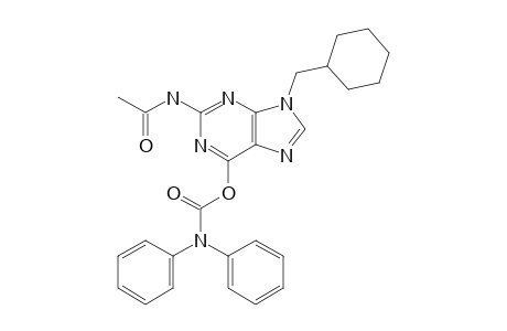 2-ACETAMIDO-9-(CYCLOHEXYLMETHYL)-9H-PURIN-6-YL-DIPHENYLCARBAMATE
