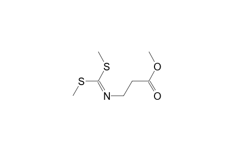 3-[bis(methylthio)methyleneamino]propionic acid methyl ester