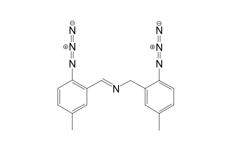 N-[[(2-Azido-5-methyl)phenyl]methylene]-N'-[(2-azido-5-methyl)benzyl]amine