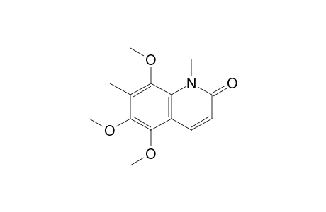 1,7-Dimethyl-5,6,8-trimethoxy-2(1H)-quinolinone