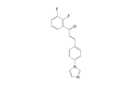 1-(2,3-Difluorophenyl)-3-[4-(1H-imidazol-1-yl)phenyl]prop-2-en-1-one