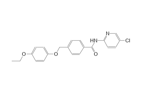 N-(5-chloro-2-pyridinyl)-4-[(4-ethoxyphenoxy)methyl]benzamide
