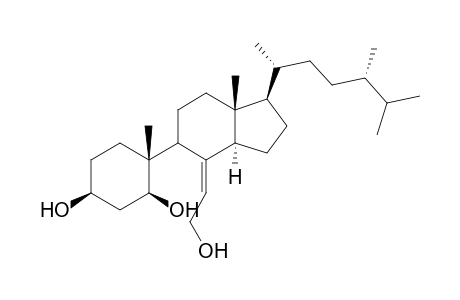 (7Z,24S)-24-Methyl-5,6-seco-cholest-7-ene-3.beta.,5.beta.,6-triol