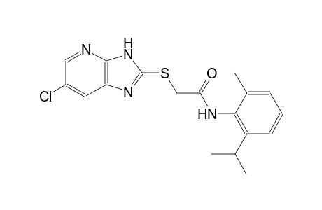 2-[(6-chloro-3H-imidazo[4,5-b]pyridin-2-yl)sulfanyl]-N-(2-isopropyl-6-methylphenyl)acetamide