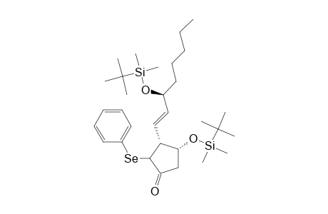 (3R,4R)-4-[(tert-butyldimethylsilyl)oxy]-3-[(3S)-(E)-3-[(tert-butyldimethylsilyl)oxy]-1-octenyl]-2-(phenylseleno)cyclopentanone