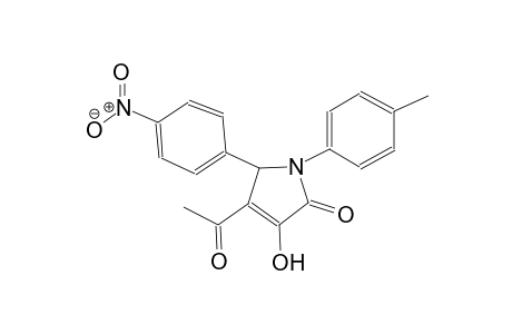 4-acetyl-3-hydroxy-1-(4-methylphenyl)-5-(4-nitrophenyl)-1,5-dihydro-2H-pyrrol-2-one