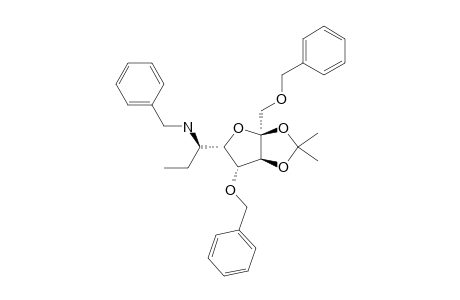 (6R)-1,4-DI-O-BENZYL-6-BENZYLAMINO-6-C-ETHYL-6-DEOXY-2,3-O-ISOPROPYLIDENE-ALPHA-L-SORBOFURANOSIDE